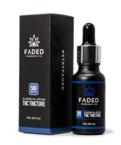 Faded Cannabis Co 500MG THC Tincture