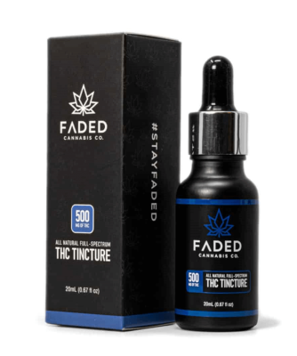 Faded Cannabis Co 500MG THC Tincture